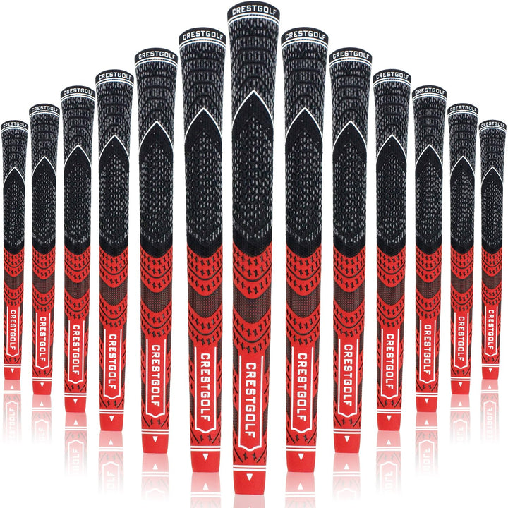 CRESTGOLF Golfgriffe Aktualisierte Multi-Compound-Golfgriffe für Golfschläger, Golf Grips Set mit 13