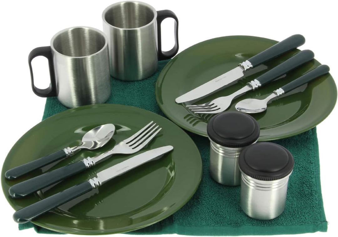 NGT Deluxe Cutlery Set Food, grün, L