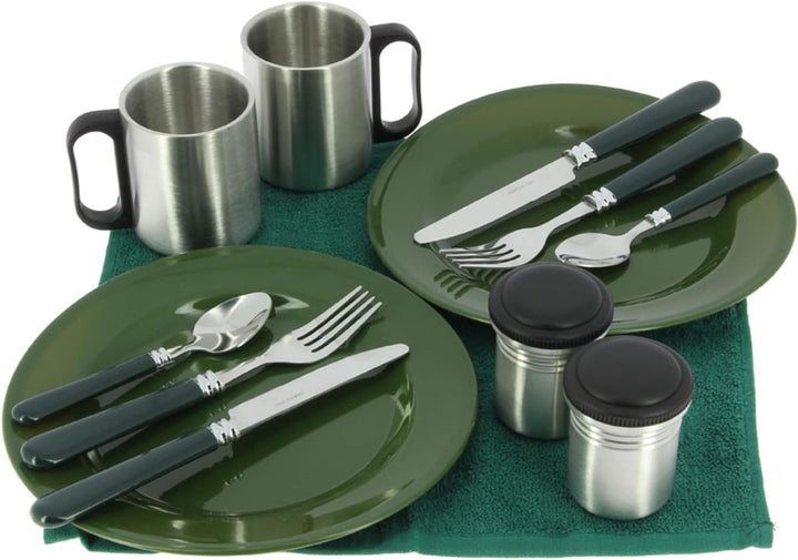 NGT Deluxe Cutlery Set Food, grün, L