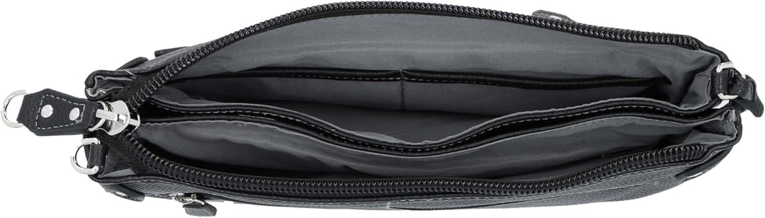 Picard Damen Loire Gepäck- Kuriertasche (1er Pack) 27 x 18 x 7 cm Schwarz, 27 x 18 x 7 cm Schwarz