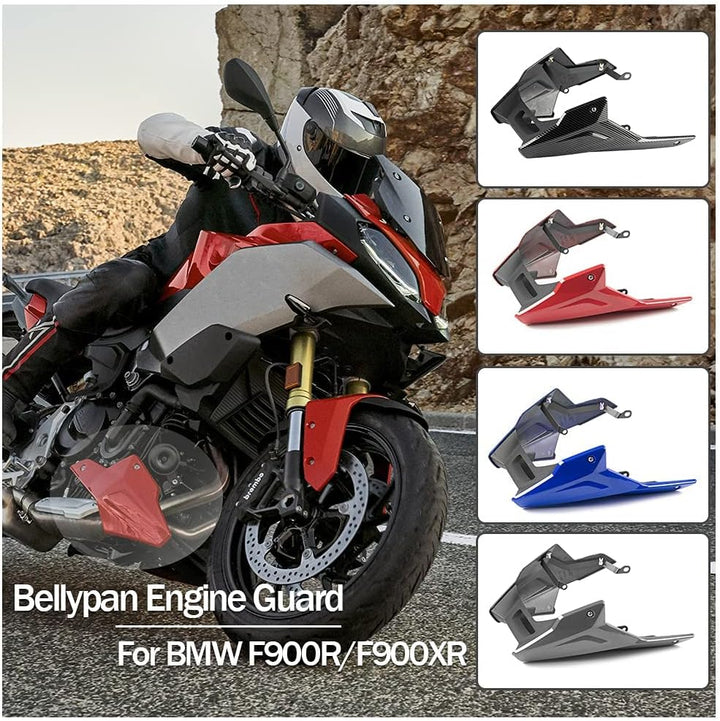 Cubierta de motocicleta Bellypan Motor Guard Chasis Bumper Protection Cover Panel Inferior Spoiler C