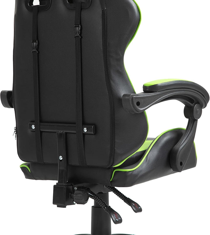 mcc direct Bürostuhl Ergonomisch, Schreibtischstuhl, Drehstuhl, Gaming Sessel, Gamingstuhl (Grün), G