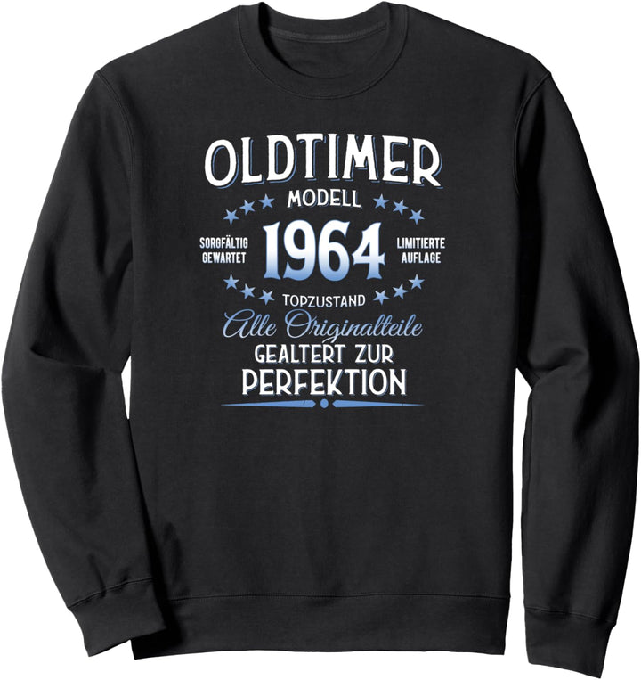 60 Geburtstag Geschenk Oldtimer Jahrgang 1964 Sweatshirt