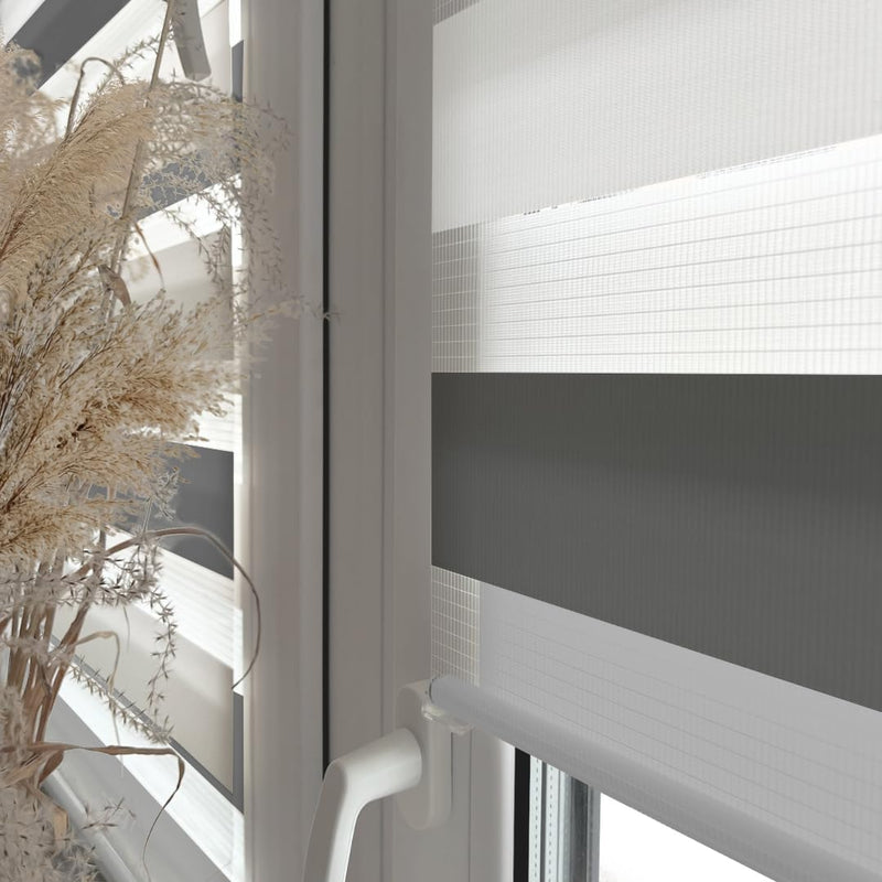 Home-Vision® DuoRollo Klemmfix, Doppelrollo ohne Bohren mit Klämmträgern, Rollos für Fenster und Tür
