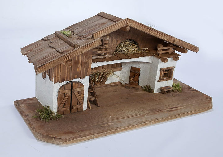 Holz und Gartentrends Weihnachtskrippe Krippe Krippenstall Weihnachten Weihnachtskrippen Tischkrippe