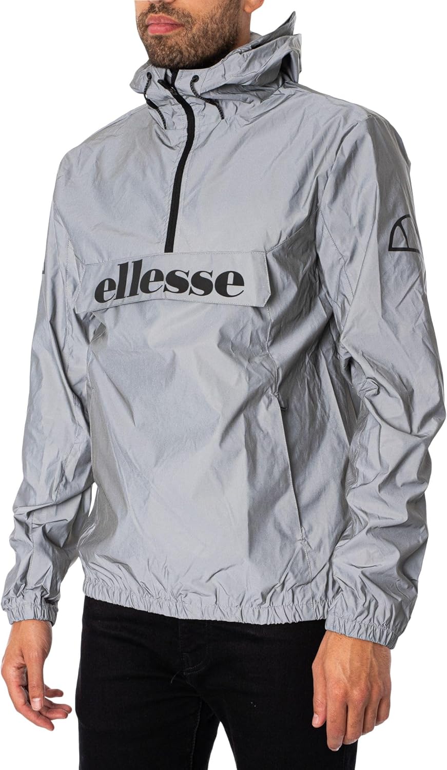 Ellesse Herren Acera Pullover Jacke, Übergangsjacke | Regenjacke, Windbreaker, Wasserdicht M Reflekt