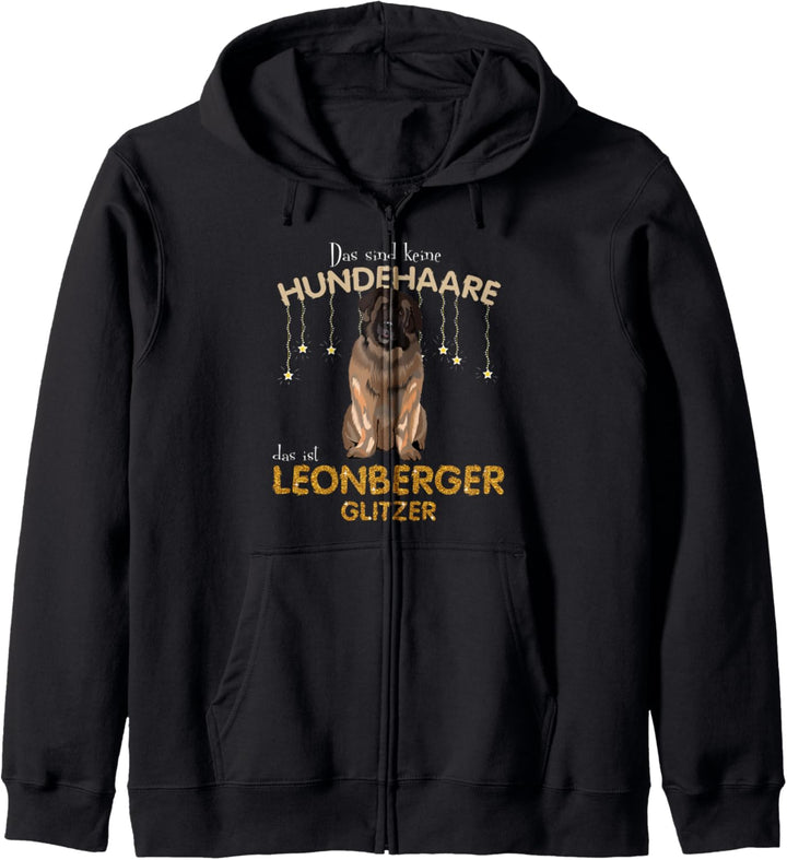 Das sind keine Hundehaare das ist LEONBERGER Glitz Kapuzenjacke