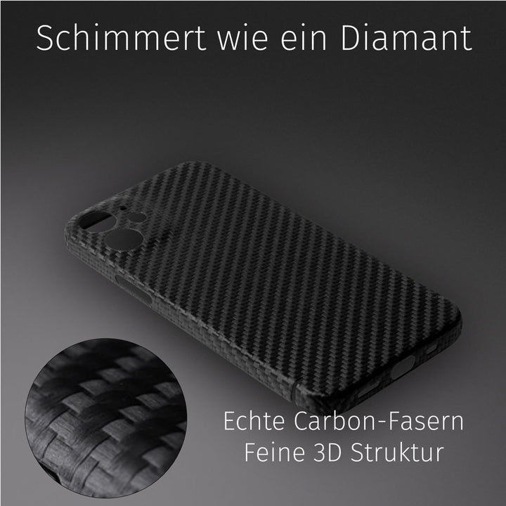 FILONO iPhone 12 Carbon Hülle kompatibel mit MagSafe ultradünn iPhone 12 CARBON Case MS, iPhone 12 C