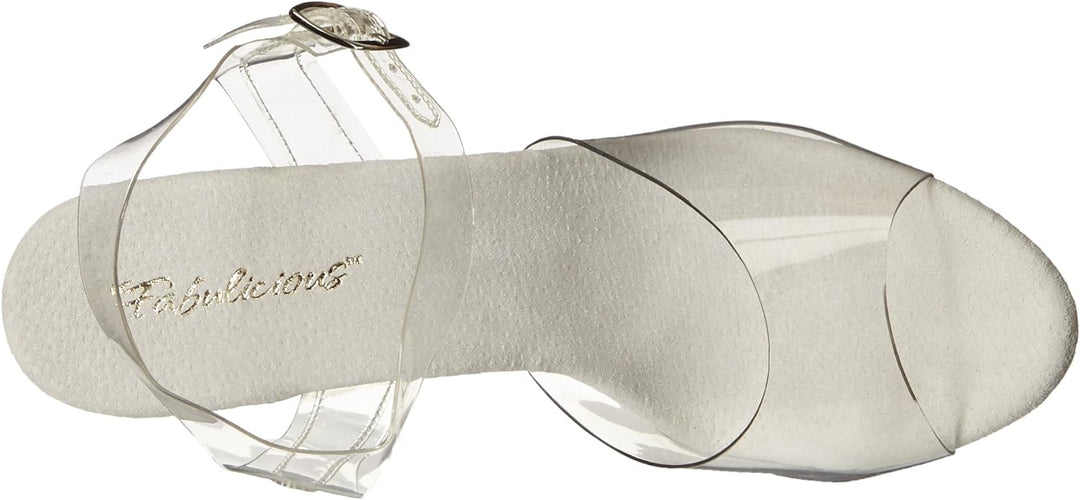 Fabulicious Mädchen LIP-108SDT Sandalen, Transparent (CLR/CLR)