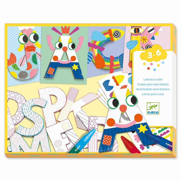 DJECO Erstellen Sie mit bunten Buchstabenformen (DJ08998)