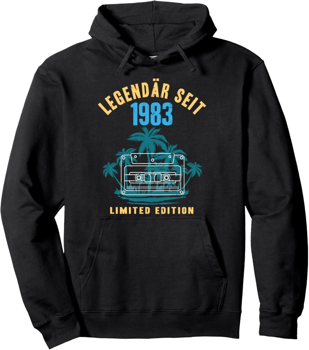 Legendär Seit 1983 Jahrgang 37 Geburtstag Geschenk Vintage Pullover Hoodie
