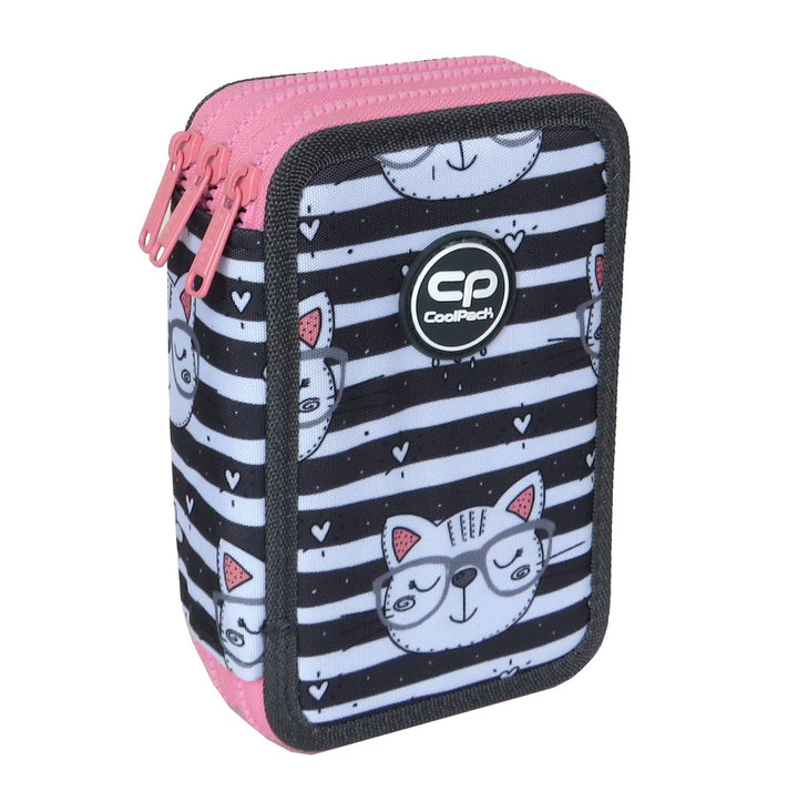 CoolPack XXL Federtasche Federmappe 3-Fach Schulstiftetui, dreifaches Federmäppchen, Federmäppchen f