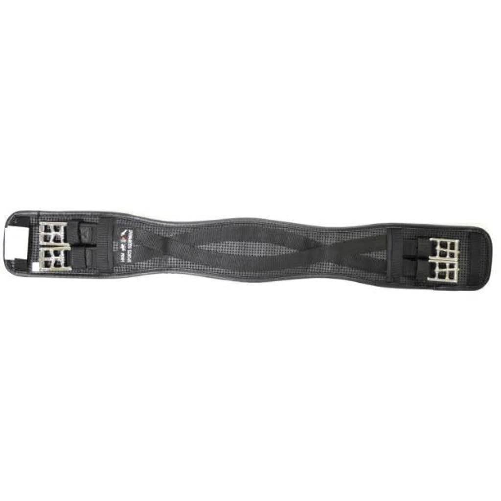HKM PVC Gel-Dressurgurt -Snap- schwarz 45, schwarz 45
