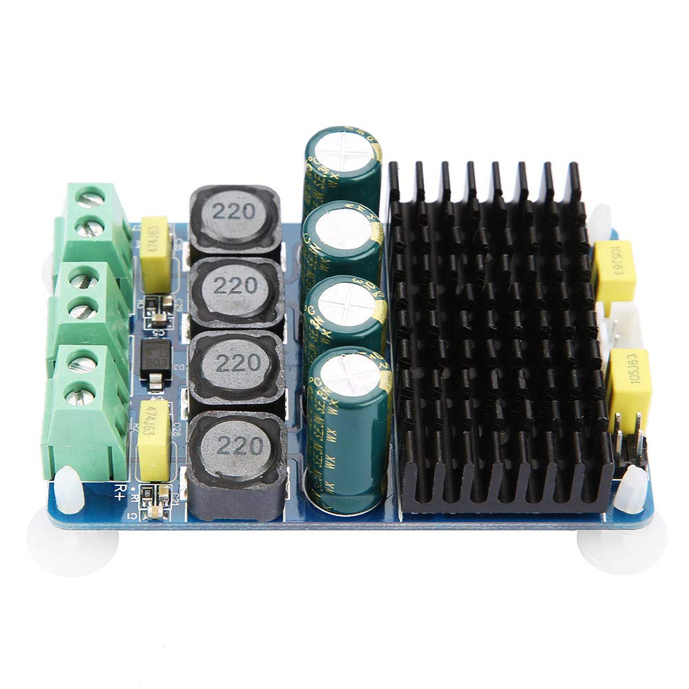 100 W + 100 W Stereo-Leistungsverstärkerplatine, und Effizienz, Zweikanal, DC 8–32 V, Breite Spannun