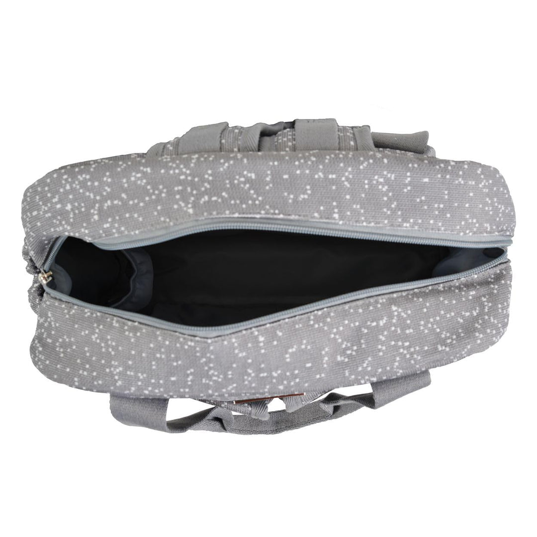 Cangaroo Wickeltasche Mivida Clips Wickelunterlage Reissverschluss Schultergurte grau, Grau