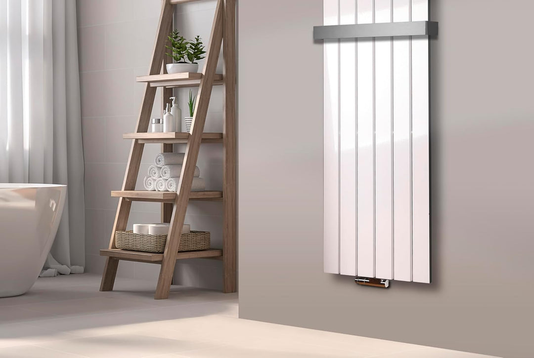Badheizkörper Design Peking 3 180x47cm 1118 Watt weiss (+2 Halter 50mm) SZAGATO Handtuchwärmer Handt