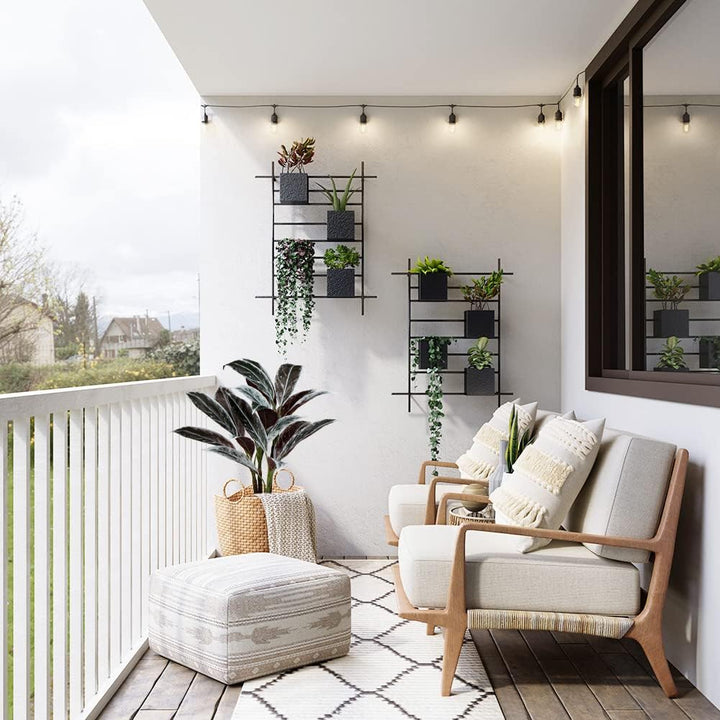 Briful 63CM Künstliche Cordyline Fruticosa Kunstpflanze Gross Dekorative Indoor Tropische Pflanzen K