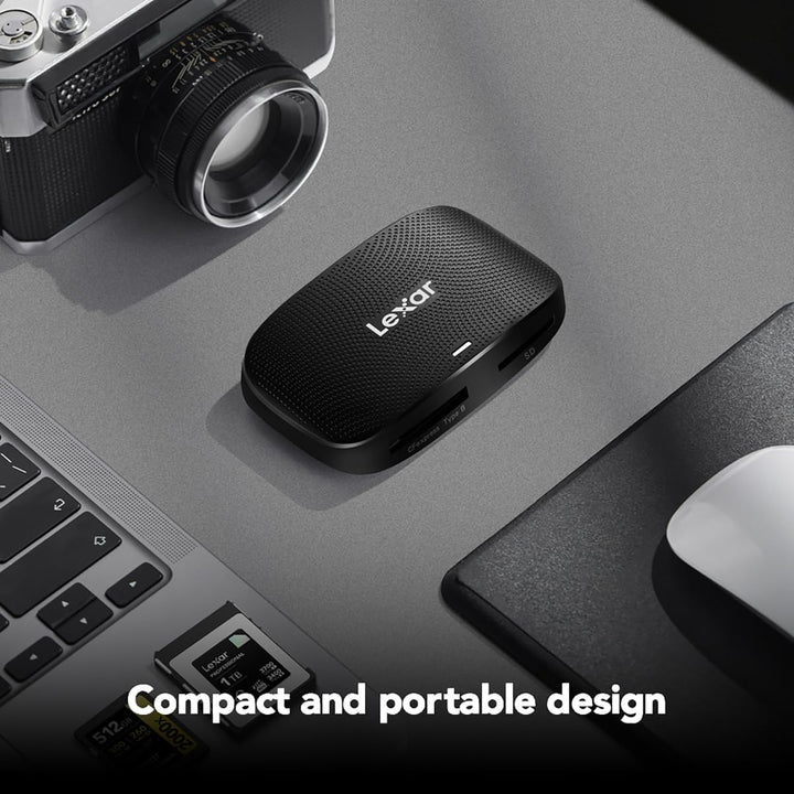 Lexar Professioneller CFexpress Typ B/SD USB 3.2 Gen 2 Leser, Übertragungsgeschwindigkeiten bis zu 1