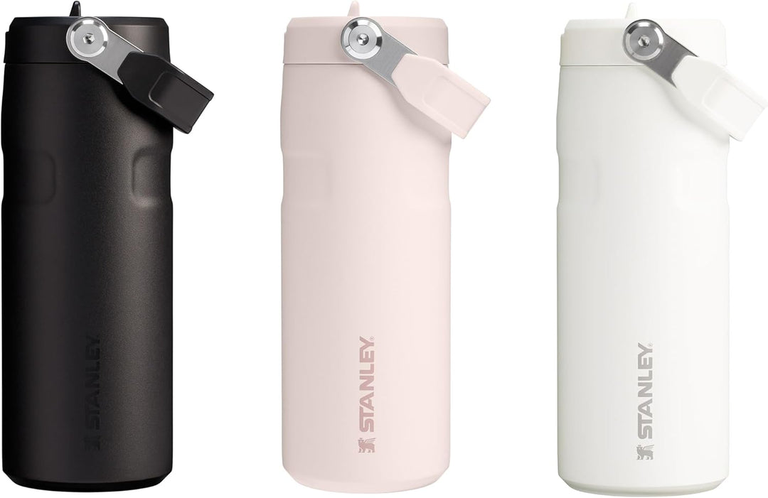 Stanley 1913 Flip Straw Trinkflasche mit Strohhalm 0.47L - Thermobecher Kühlt 8 Stunden - 40 Studen