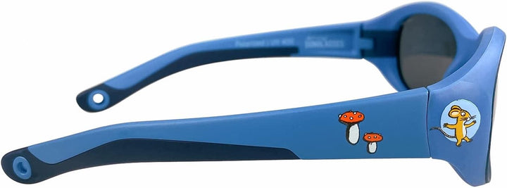 ActiveSol Grüffelo Kinder Sonnenbrille - Mädchen & Jungen - polarisiert, 2-6 Jahre Blau | Fuchsspies