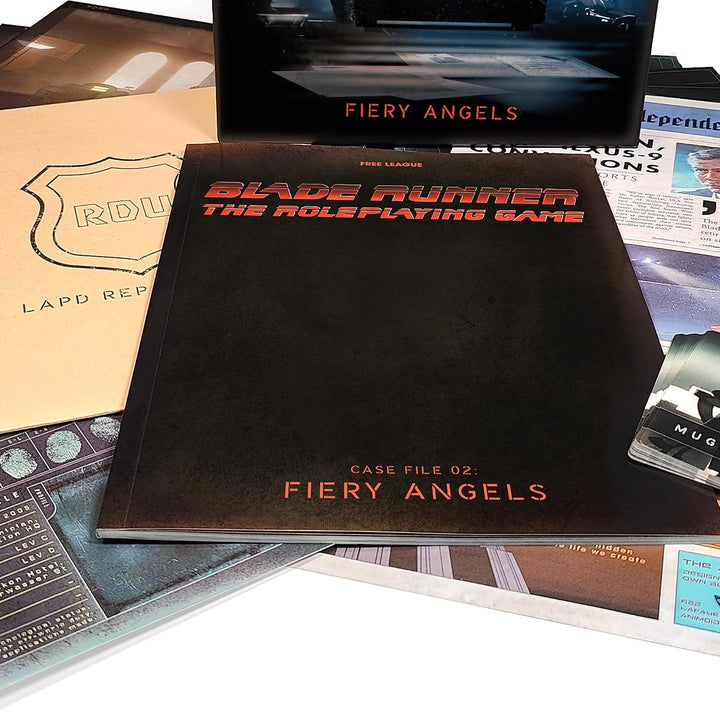 Free League Publishing: Blade Runner RPG: Case File 02 – Fiery Angels – eigenständiges Abenteuer, Ti
