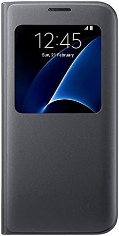 Samsung S View Cover Hülle für Galaxy S7 edge, schwarz Schwarz Samsung Galaxy S7 edge, Schwarz Samsu
