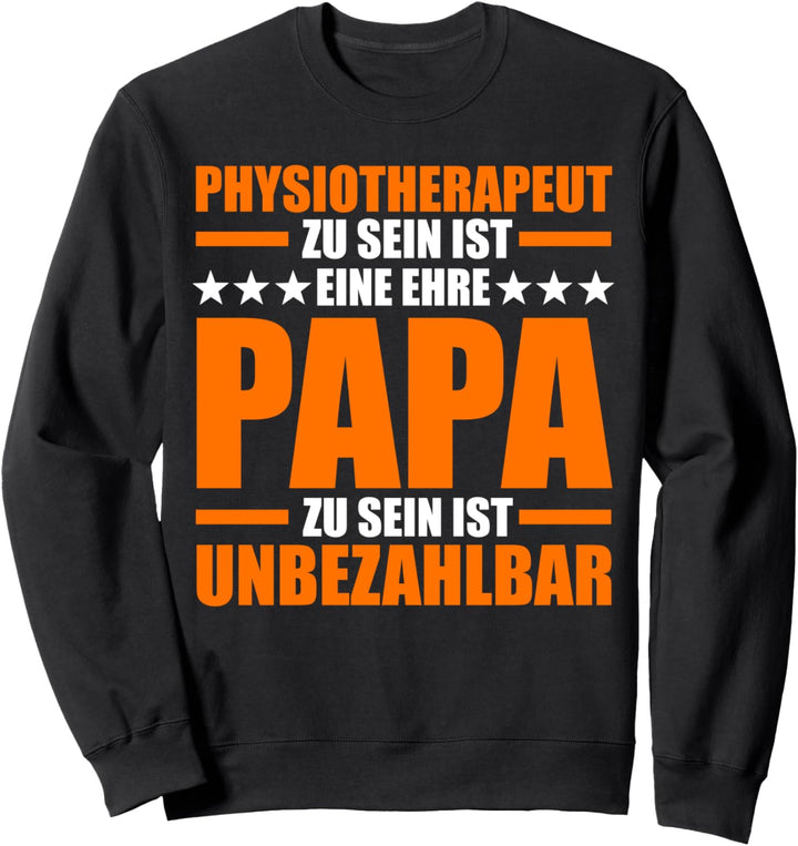 Physiotherapeut Papa Masseur Vatertag Sweatshirt
