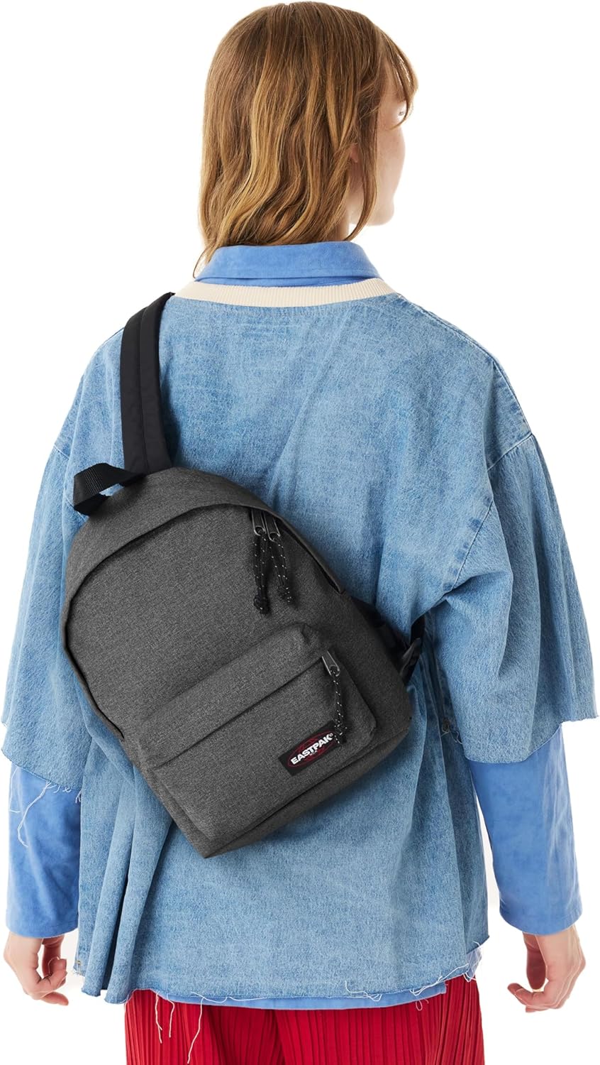 Eastpak ORBIT XS Kleiner Rucksack, 33.5 x 23 x 15 cm, 10 L Black Denim, Black Denim