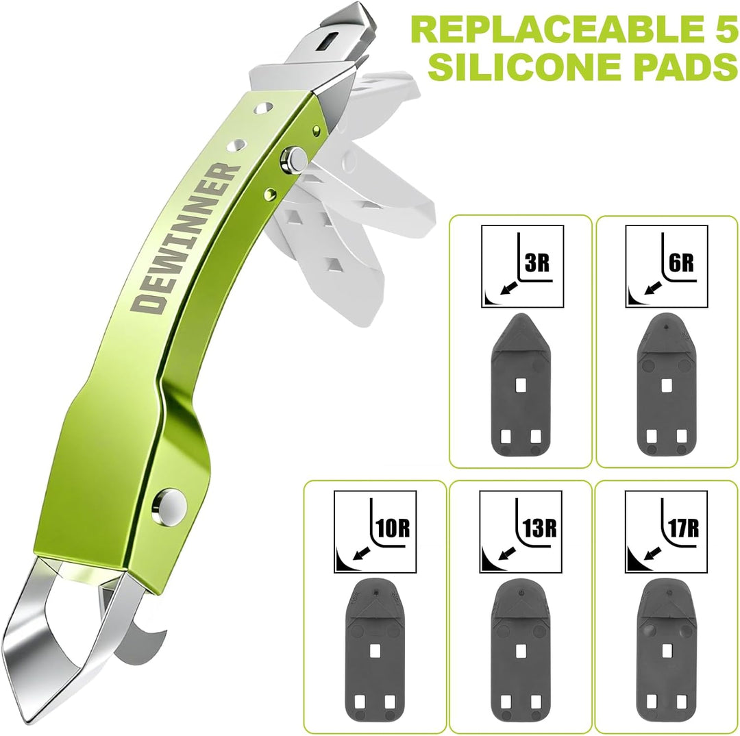 4-in-1 Edelstahl Remover Tool Set, DEWINNER Fugen-Kratzer-Set, Edelstahl-Dichtungs-Finishing Glätten