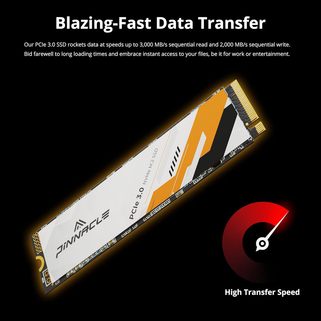 Timetec 512 GB SSD NVMe PCIe Gen3x4 8 Gb/s M.2 2280 3D NAND QLC Hochleistungs-SLC Cache-Lesegeschwin