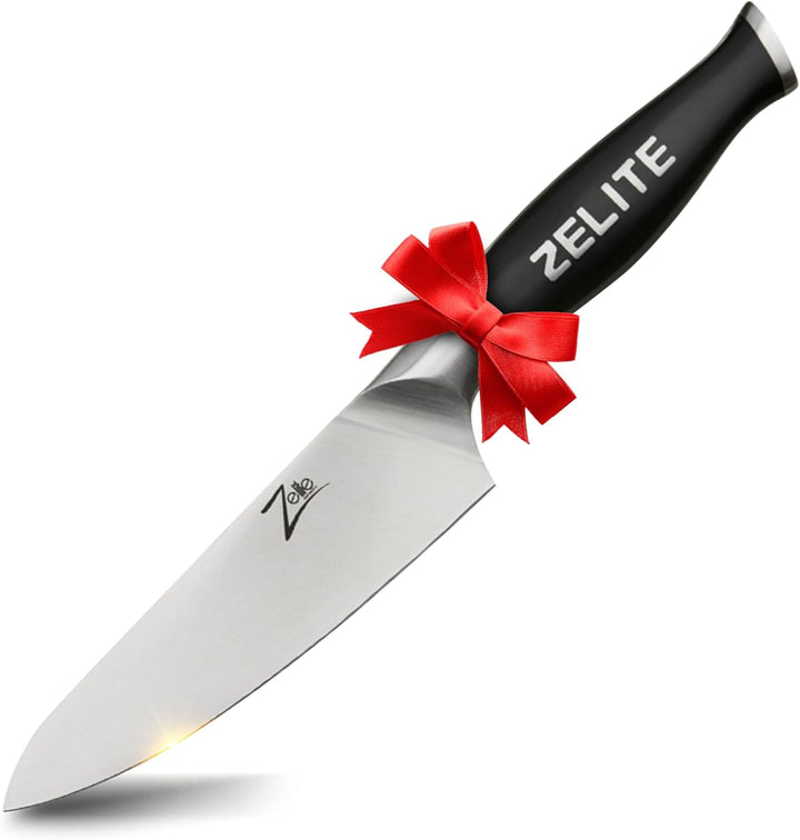 Zelite 15,2 cm Kochmesser, Profi Messer aus Deutschem Edelstahl, Japanisch Inspirierte Scharfe Messe