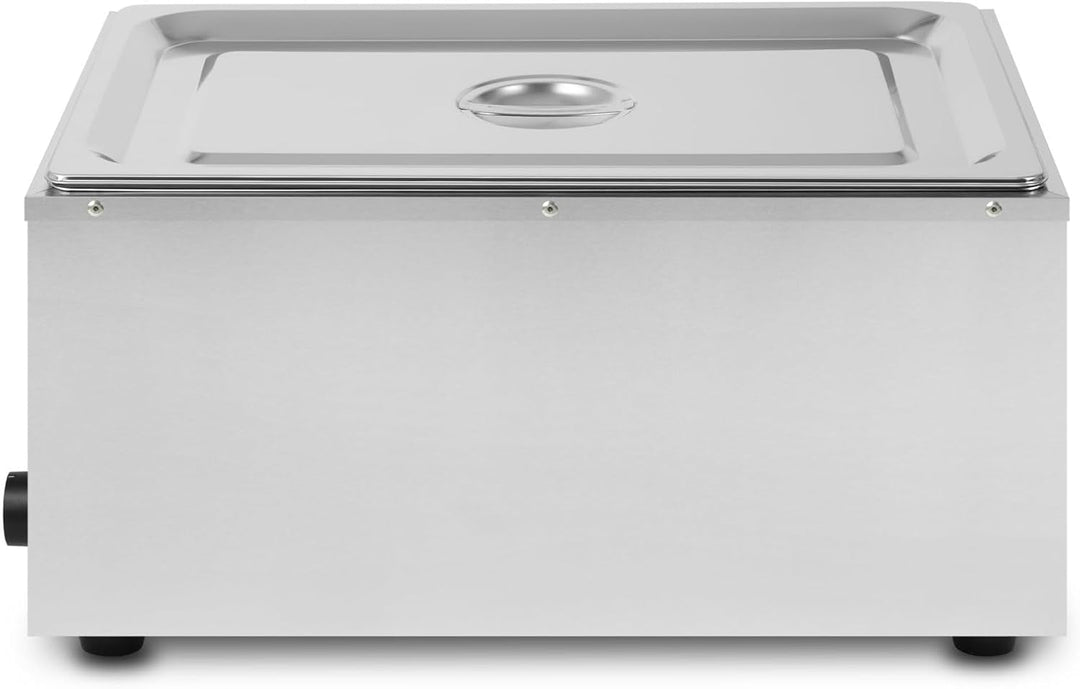 Speisenwärmer Buffetwärmer Wärmebehälter Für Speisen Elektrisch 1000W aus Edelstahl (Inkl 1x 1/1 GN