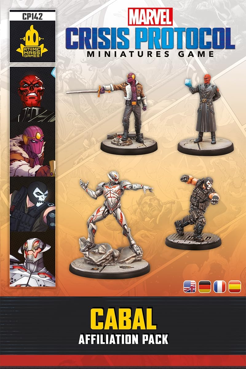 Atomic Mass Games, Marvel: Crisis Protocol – Cabal, Affiliation-Erweiterung, Tabletop, 2 Spieler, Ab