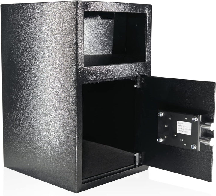 Einwurftresor mit Einwurfklappe | Schlüsseltresor | Tresor mit 4 x Schlüsseln | Briefkastensafe