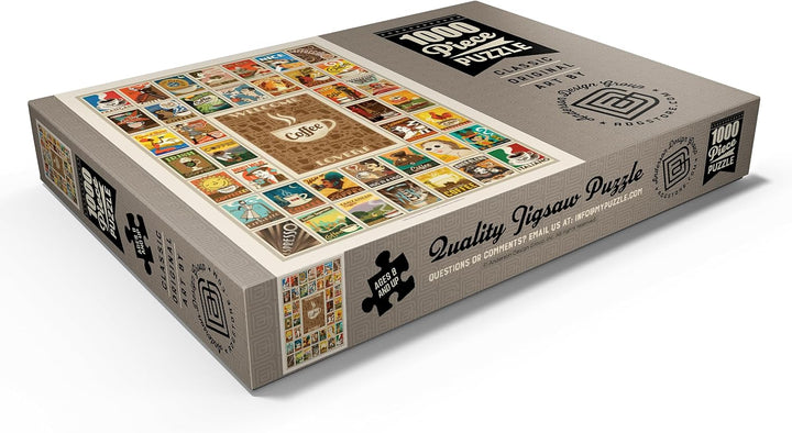 Coffee Collection, Vintage Poster - Premium 1000 Teile Puzzle - MyPuzzle Sonderkollektion von Anders
