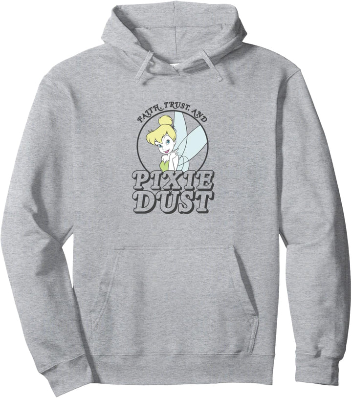 Disney Peter Pan Tinker Bell Faith Trust Pixie Dust Pullover Hoodie