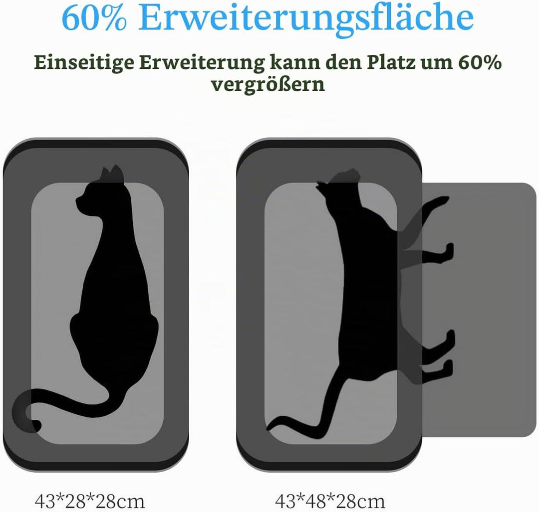 TAMOWA Transportbox Katze Transportbox Hund Faltbare Hundetragetasche, Faltbare Katzentragetasche mi