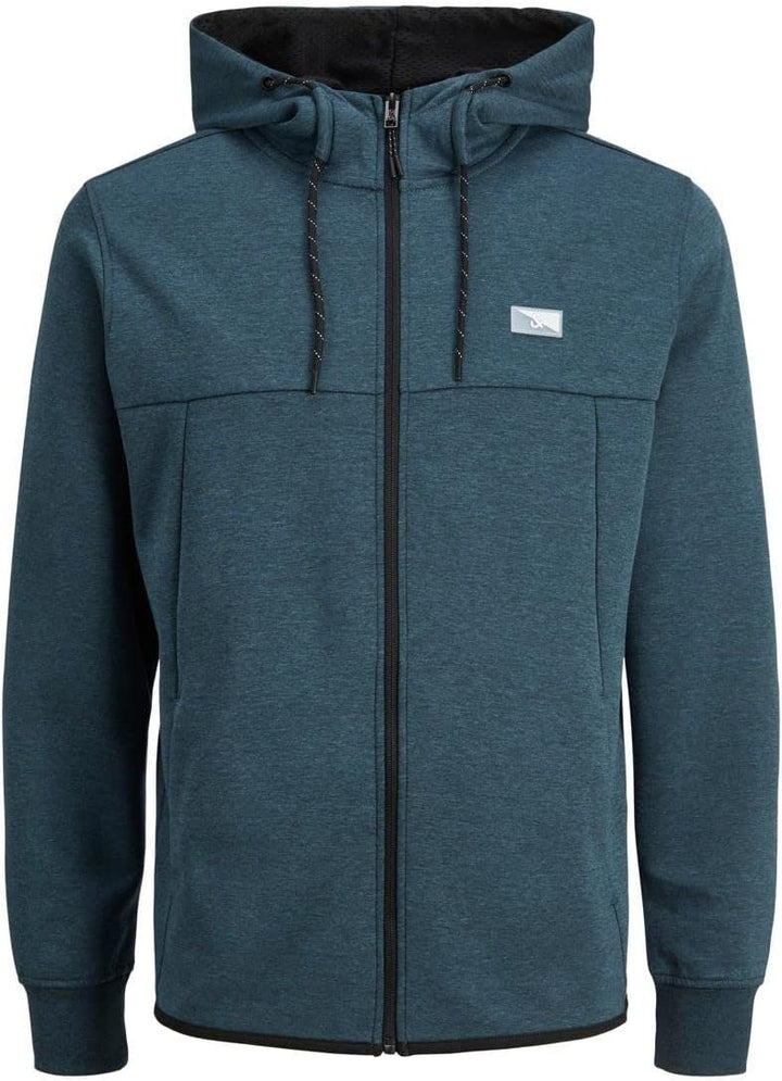 JACK & JONES Male Kapuzenpullover mit Reissverschluss Logo Kapuzenpullover mit Reissverschluss XS Bl