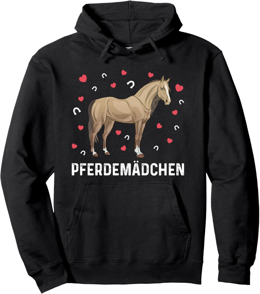 Pferdemädchen Pferde Reiten Reiter Mädchen Spruch Pullover Hoodie