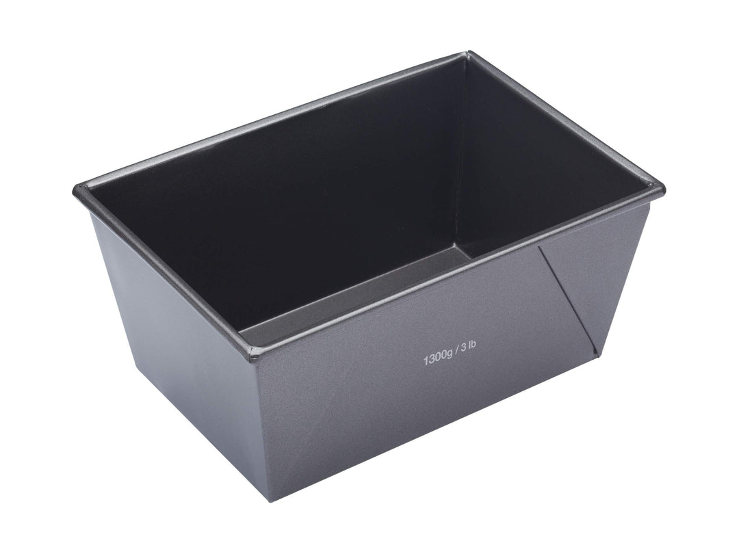 MasterClass 3lb Kastenform, Antihaftbeschichtung, doppelseitig, Schwarz 3 lb (21.5 x 13 cm/8.5 x 5 i