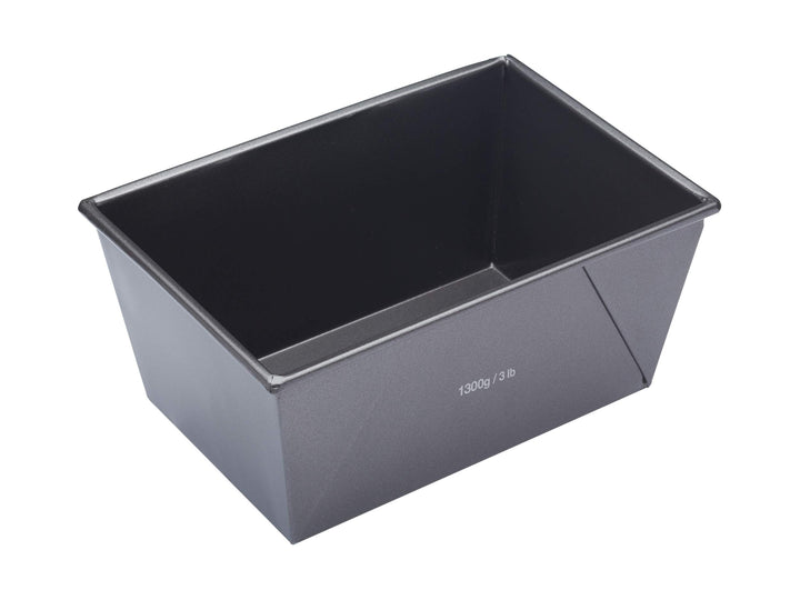 MasterClass 3lb Kastenform, Antihaftbeschichtung, doppelseitig, Schwarz 3 lb (21.5 x 13 cm/8.5 x 5 i