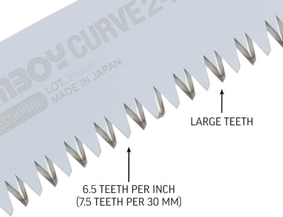 Silky japanische Klappsäge Gomboy Curve 240mm grob, mit gebogener Klinge 240mm Klappsäge, 240mm Klap