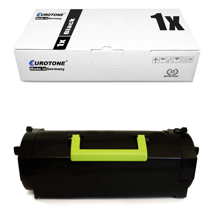 1x Eurotone Toner für Dell B5460dn ersetzt 593-11194 03YNJ Black 98VWN Schwarz 1x Black, 1x Black