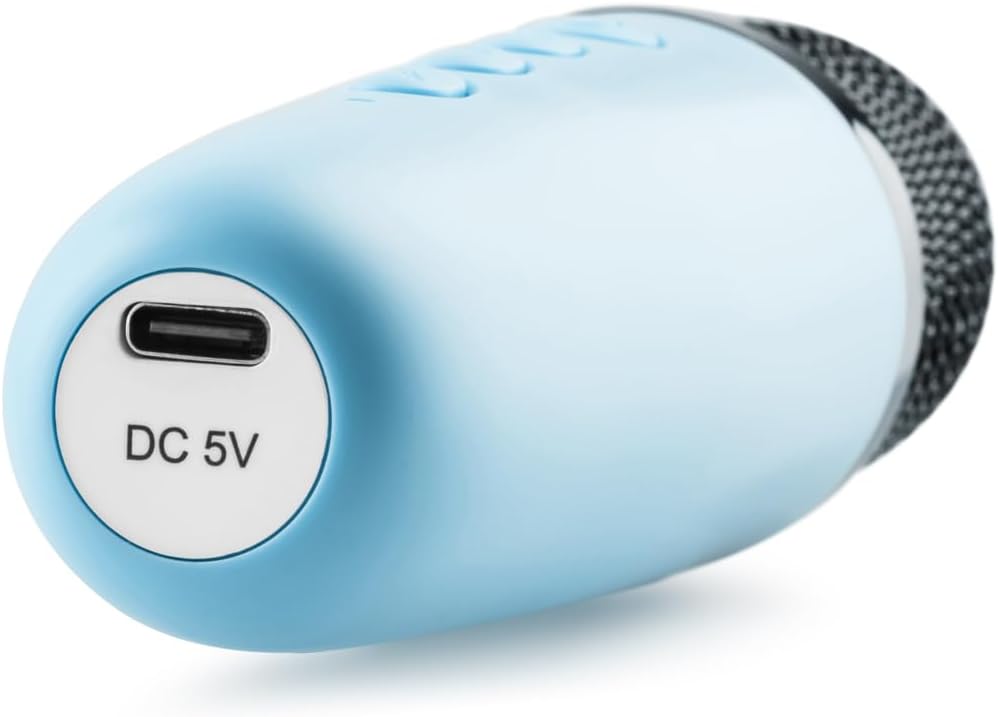 GOGEN Party Kinder Bluetooth‑Lautsprecher mit Mikrofon I Licht‑ & Stimmeffekte I 3.2W I Akku 5Std.I