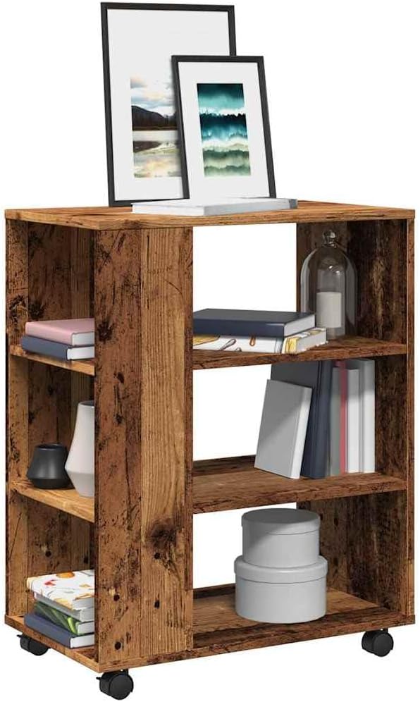 vidaXL Rollcontainer, Aktenschrank mit Stauraum, Rollschrank für Büro Arbeitszimmer, Bürocontainer B