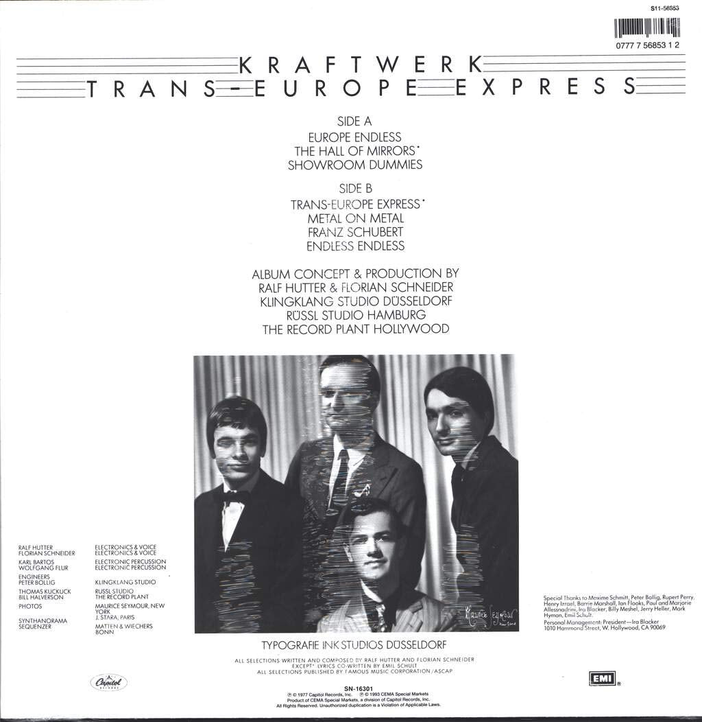 Trans-Europe Express, Vinyl