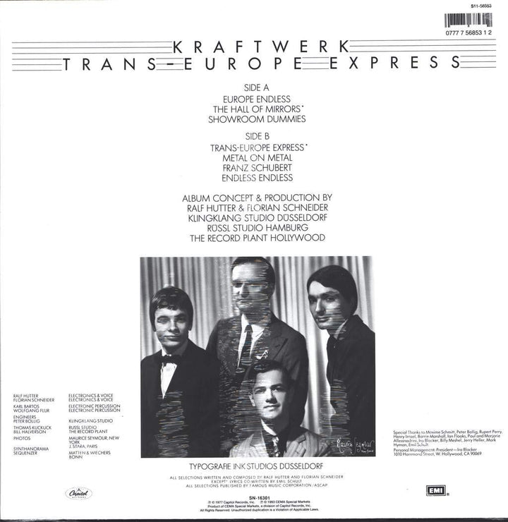 Trans-Europe Express, Vinyl