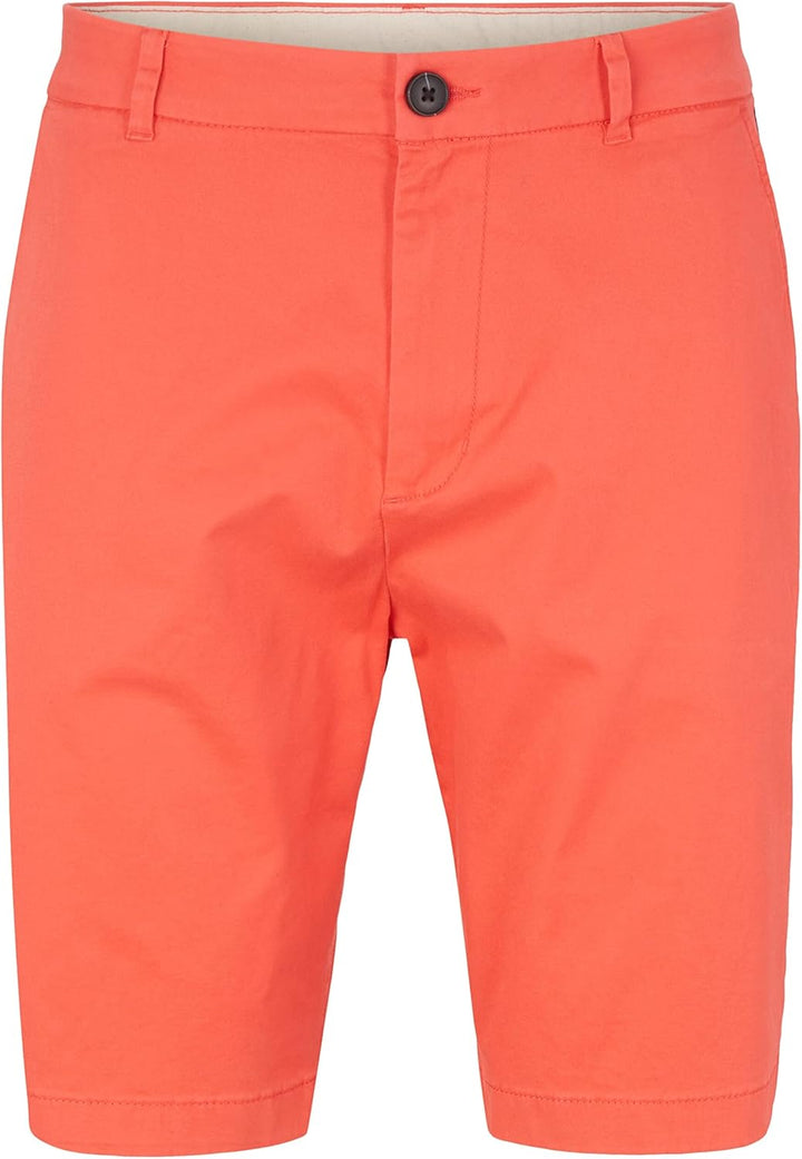 TOM TAILOR Denim Herren Relaxed Fit Chino Bermuda Shorts XS 11042 - Plain Red, XS 11042 - Plain Red
