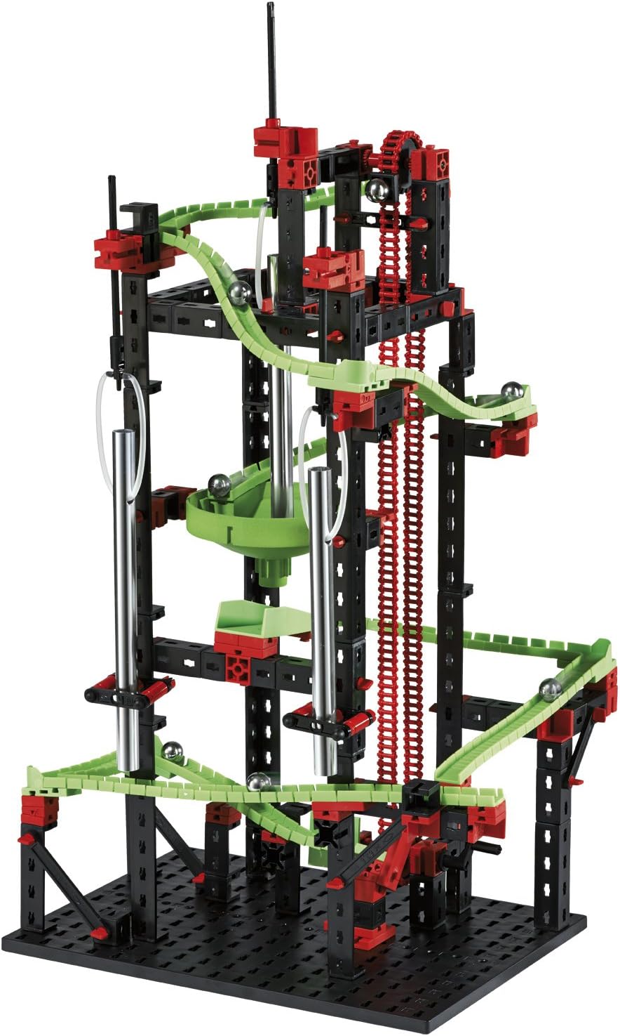 fischertechnik 533872 Kugelbahn Dynamic M – Bausatz für Kinder ab 7 Jahren, Lernspielzeug mit Flexsc