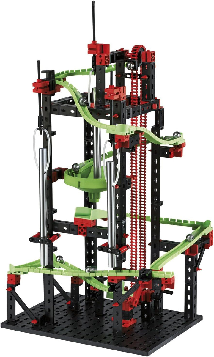 fischertechnik 533872 Kugelbahn Dynamic M – Bausatz für Kinder ab 7 Jahren, Lernspielzeug mit Flexsc